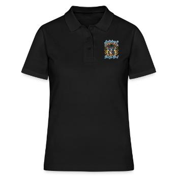 LEATHER TROUSERS? I DON'T NEED TO DRINK THERE - Women's Polo Shirt - black - Front - Ailine (174cm)