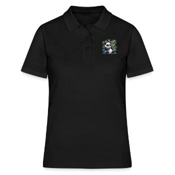 Pandas Panda - Polo Femme - noir - Devant - Ailine (174cm)