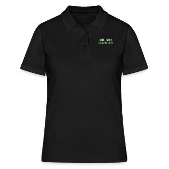 Irish Dance Irischer Tanz - Frauen Polo Shirt - Schwarz - Vorne - Ailine (174cm)