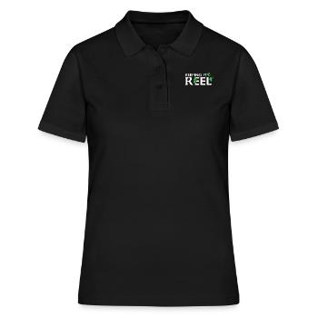 Irish Dance Irischer Tanz - Frauen Polo Shirt - Schwarz - Vorne - Ailine (174cm)