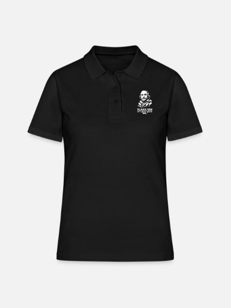 Citation du « non » de Shakespeare - Citation amusante d’Hamlet - Polo Femme - noir