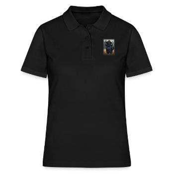 Bisons Bison - Polo Femme - noir - Devant - Ailine (174cm)