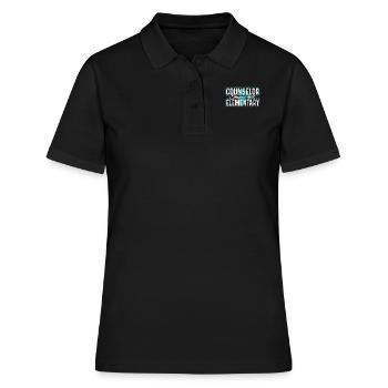 School Counselor Shadow Hills Elementary - Women's Polo Shirt - black - Front - Ailine (174cm)