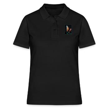 papillon papillons papillon papillon - Polo Femme - noir - Devant - Ailine (174cm)