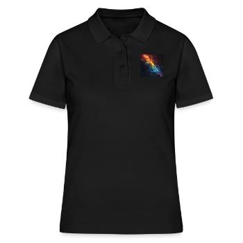 Flûte traversière - Polo Femme - noir - Devant - Ailine (174cm)