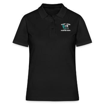Sim Racing - Polo Femme - noir - Devant - Ailine (174cm)