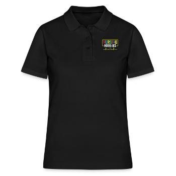Nursing Home Administrators - Women's Polo Shirt - black - Front - Ailine (174cm)