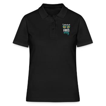 Uniquement des vibrations sabbatiques - Polo Femme - noir - Devant - Ailine (174cm)