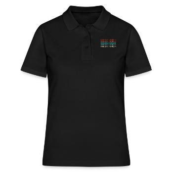 Cadre des travailleurs de la construction - Polo Femme - noir - Devant - Ailine (174cm)