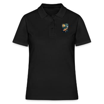 Koi Koi Carpe - Polo Femme - noir - Devant - Ailine (174cm)