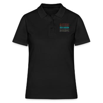 Escouade de - Polo Femme - noir - Devant - Ailine (174cm)