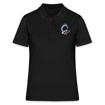 Logo Mansi Venice - Frauen Polo Shirt - Schwarz - Vorne - Ailine (174cm)