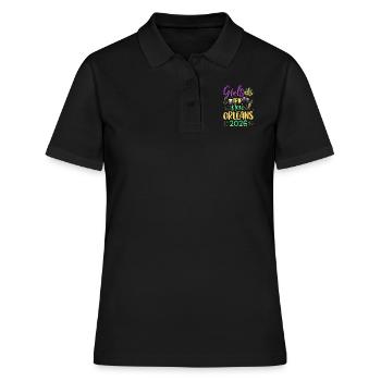 Voyage entre filles à la Nouvelle-Orléans 2026 (Garantie du prix le plus bas) - Polo Femme - noir - Devant - Ailine (174cm)
