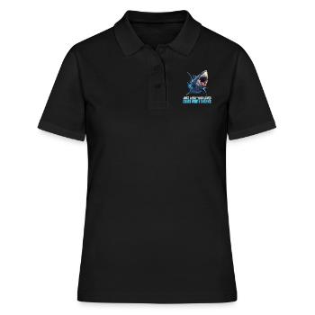 Great White Sharks Great White Shark - Women's Polo Shirt - black - Front - Ailine (174cm)