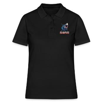 Great White Sharks Great White Shark - Women's Polo Shirt - black - Front - Ailine (174cm)