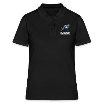 Requins Requin - Polo Femme - noir - Devant - Ailine (174cm)