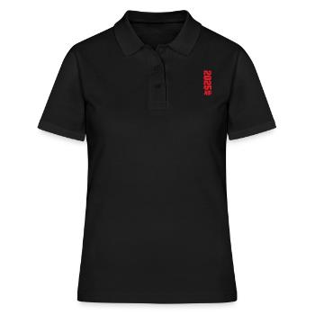 ABI 2025 Abitur Abschluss Lustiges Abiturienten - Frauen Polo Shirt - Schwarz - Vorne - Ailine (174cm)