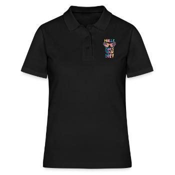 Malle Girls Tour 2027 - Frauen Polo Shirt - Schwarz - Vorne - Ailine (174cm)