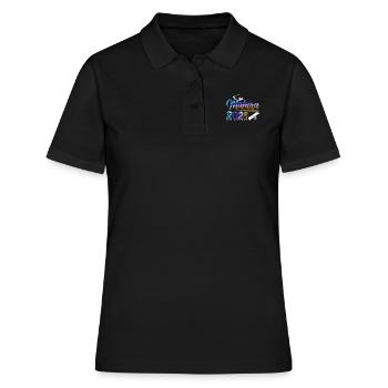 MATURA 2025 Maturant Matura Geschafft Lustiges - Frauen Polo Shirt - Schwarz - Vorne - Ailine (174cm)