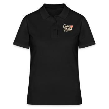 Ciao Bella - Polo Femme - noir - Devant - Ailine (174cm)