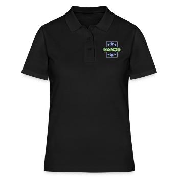 Hanjo as a boy's name - Women's Polo Shirt - black - Front - Ailine (174cm)