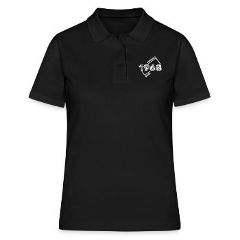 Geschenkidee 1968 - Frauen Polo Shirt - Schwarz - Vorne - Ailine (174cm)