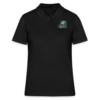 Wels Warrior - Frauen Polo Shirt - Schwarz - Vorne - Ailine (174cm)
