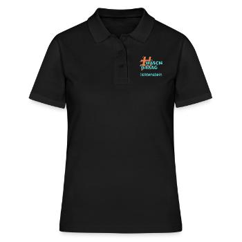 Land Lichtenstein - Frauen Polo Shirt - Schwarz - Vorne - Ailine (174cm)
