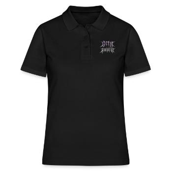 Goth Baddie! Goth Girl Gothic Aesthetic - Frauen Polo Shirt - Schwarz - Vorne - Ailine (174cm)