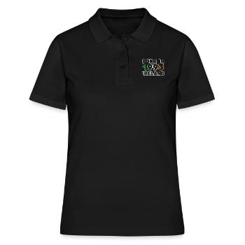 Irlande 1993 - Polo Femme - noir - Devant - Ailine (174cm)