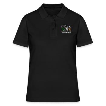 Born in 1981 - Women's Polo Shirt - black - Front - Ailine (174cm)