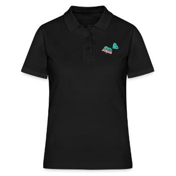 Geschenk für Jonah - Frauen Polo Shirt - Schwarz - Vorne - Ailine (174cm)