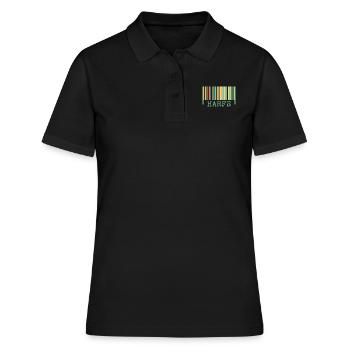 Harfe Harfe - Frauen Polo Shirt - Schwarz - Vorne - Ailine (174cm)