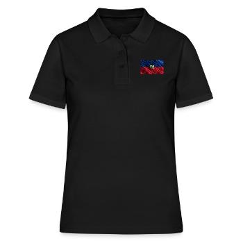 Land Haiti - Frauen Polo Shirt - Schwarz - Vorne - Ailine (174cm)