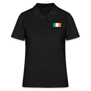 Land Irland - Frauen Polo Shirt - Schwarz - Vorne - Ailine (174cm)