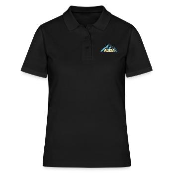 Nom de la femme Alexa - Polo Femme - noir - Devant - Ailine (174cm)