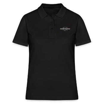 Woman's name Emelie - Women's Polo Shirt - black - Front - Ailine (174cm)