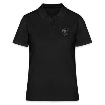Vaisseau spatial extraterrestre - Polo Femme - noir - Devant - Ailine (174cm)