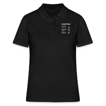 Sekretärin - Sekretär - Geschenk - Frauen Polo Shirt - Schwarz - Vorne - Ailine (174cm)
