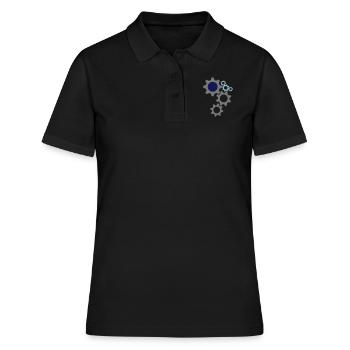 engrenage - Polo Femme - noir - Devant - Ailine (174cm)