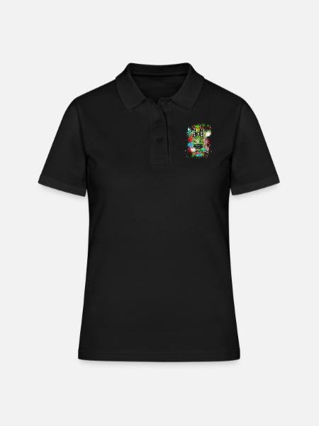 SOUND AND COLORS - Polo Femme - noir