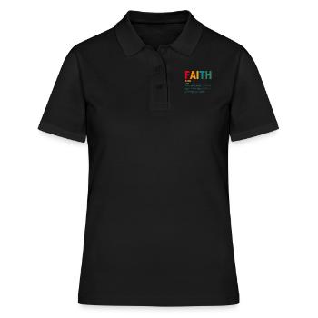 Foi - Polo Femme - noir - Devant - Ailine (174cm)