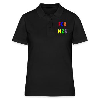 FCK NZS - Polo Femme - noir - Devant - Ailine (174cm)