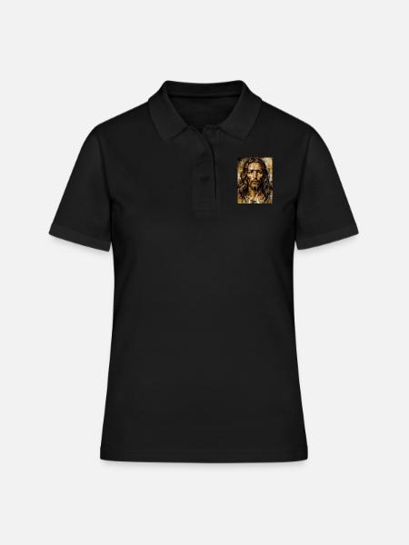 Le Messie souffrant - Polo Femme - noir