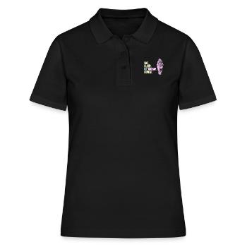Ice Cream - Frauen Polo Shirt - Schwarz - Vorne - Ailine (174cm)