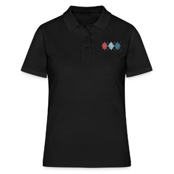 Rockabilly Retro Style - Polo Femme - noir - Devant - Ailine (174cm)