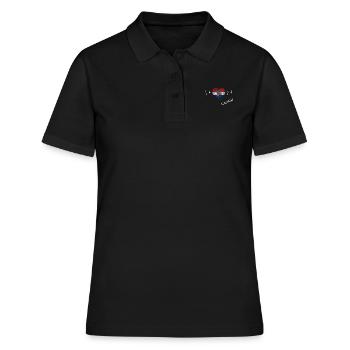 Croatia - Frauen Polo Shirt - Schwarz - Vorne - Ailine (174cm)