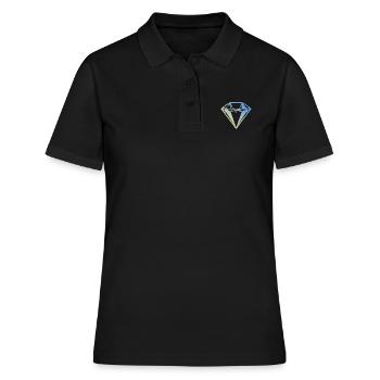 Bijou en diamant - Polo Femme - noir - Devant - Ailine (174cm)