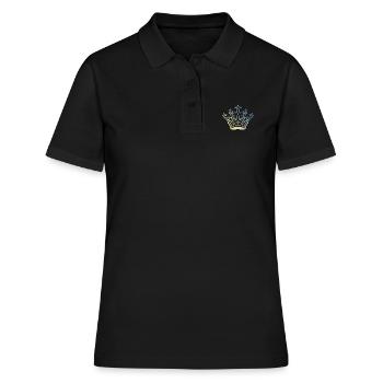 Couronne royale - Polo Femme - noir - Devant - Ailine (174cm)
