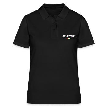 Palestine - Polo Femme - noir - Devant - Ailine (174cm)